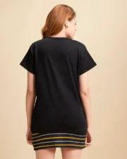 Women's Black Worst Enemies Boyfriend T-shirt - Image 4