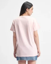 Women's Pink Boyfriend T-shirt - Image 3